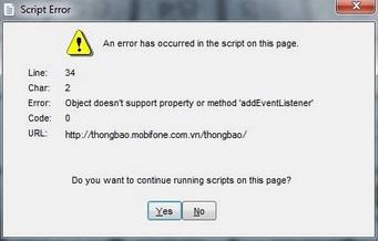 Nguyên nhân và cách khắc phục lỗi Script Error thường gặp trên máy tính windows 10/8/7